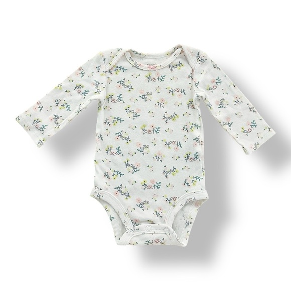 Carter’s | Bundle of Patterned Long Sleeve Bodysuits (0-3 mos) - Picture 3 of 7